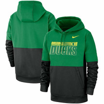 NWT men&#39;s Large Nike Oregon Ducks Therma Pullover Hoodie CQ5557 377 appl... - £41.69 GBP