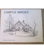 4 PENCIL SKETCHES BY ROBERT W DYAS &quot; ISU CAMPUS IMAGES&quot;  IOWA - £58.16 GBP