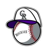 Colorado Rockies Ball Cap Logo Baseball Fan Sticker Vinyl Decal (Style #2) - $4.50+