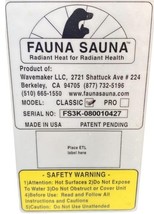Fauna Sauna Therapeutic Infrared Heat Lamp for Pets Safe Healing Made in USA image 7