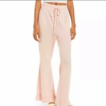 NEW Free People Cozy Cool lounge Pants Pink Mooncake Good Vibes Women&#39;s XS  - £25.42 GBP