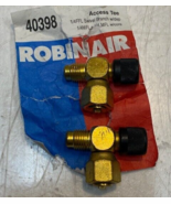 2 Quantity of Robinair 40398 Access Tees 1/4 MFL x 1/4 MFL w/ Core (2 Qu... - €25,45 EUR