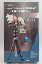 Vivitar, 7-in-1 Streaming Essentials Selfie Tripod/Stick w/ Wireless Shutter - £11.15 GBP