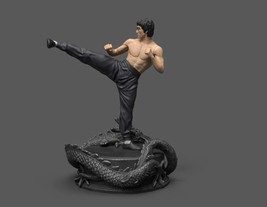 1/24 3D Print Model Kit Fighter Bruce Lee Celebrity Unpainted - £10.34 GBP