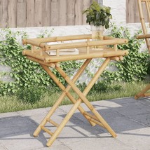  Folding Tray Table Natural Bamboo Bamboo Small Foldable - €118,12 EUR