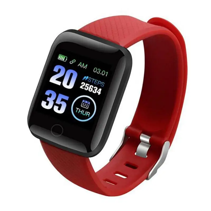 Smart  116 Plus Heart Rate  pressure monitoring track movement Smart Watch Wrist - £109.25 GBP