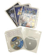 White CD/DVD Half Sheet Storage Binder Filing Sleeve &amp; Booklet - €19,19 EUR+