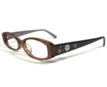 Coach Eyeglasses Frames RUTH 750AF TOFFEE 207 Brown Blue Round Floral 50... - £33.26 GBP