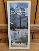 1991 AAA Central States and Provinces Vintage Street Map  - $234.67 MXN