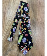 NICOLE MILLER Vintage 1990 Silk Tie Candy Theme M&amp;M LIFESAVER CRUNCH YOR... - €42,46 EUR