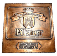 1960s  Engelhardt +1998 Berlin Charlottenburger Pilsner German Brewery Sign - £113.81 GBP