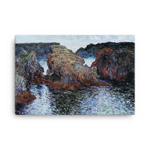 Claude Monet Belle-Ile, Rain Effect, 1886.jpeg Canvas Print - £77.87 GBP+