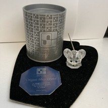 SWAROVSKI Silver Crystal Mouse With Spring Tail 7655 - In Original Box - £23.83 GBP