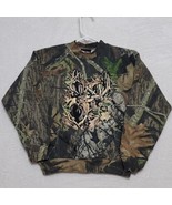 Mossy Oak Kids Camo Sweat Shirt Size M Medium Long Sleeve Elk Casual Spo... - $13.87