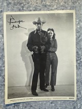 Gunfighters Original Press Photo 8 X 10 Randolph Scott Autograph Authentic - $138.68 CAD