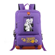  Backpack Chainsaw Man Letter Students School Bag Large Capacity Teenagers Trave - £81.33 GBP