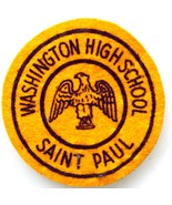 Vintage 70s felt Patch Washington High School Saint Paul, Minnesota 3.25... - £15.54 GBP
