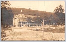 RPPC Piney Mountain Inn Fayetteville Pennsylvania PA 1919 Postcard C16 - £6.98 GBP