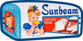 Sunbeam Bread Vintage Advertising Laser Cut Metal Sign - £51.72 GBP