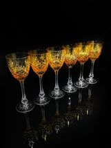 Faberge  Odessa Yellow Gold  Crystal Colored Glasses 8 3/8" Tall NIB image 7