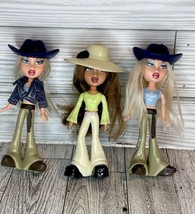 3 Bratz Fashion Dolls MCDONALDS 5&quot; HAPPY MEAL mini Toy Cowgirls - £11.78 GBP