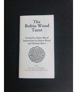 The Robin Wood 8th Printing Tarot Cards Guide booklet Only - $5.40 CAD