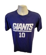 Reebok NFL New York Giants Eli Manning #10 Football Adult Small Blue TShirt - €18,87 EUR