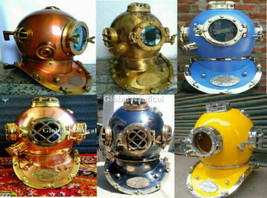 Diving Helmets Lot Decorative Diving Helmet 6 Piece Lot Deep-Sea style - £743.28 GBP