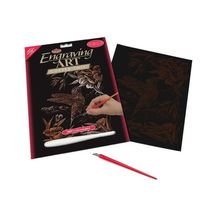 Royal &amp; Langnickel Copper Engraving Art A4 Size Humming Bird Designed Pa... - $17.00