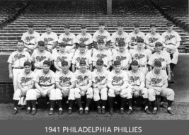 1941 Philadelphia Phillies 8X10 Team Photo Baseball Picture Mlb - £3.86 GBP