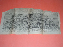 Polytechnic High School Vintage 1926 Newspaper Clipping Summer Class Photo - £11.79 GBP