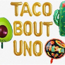 Fiesta Uno Balloon Garland - Taco Bout One &amp; Cinco de Mayo 1st Birthday Decorati - $32.66