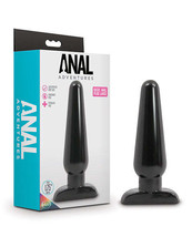 Blush Anal Adventures Basic Anal Plug - Large Black - £14.49 GBP