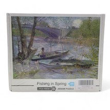 Voliner Fishing In Spring 1000 Piece Jigsaw Puzzle Not Open - $14.00