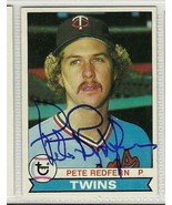 pete redfern signed autographed card 1979 topps - £11.29 GBP