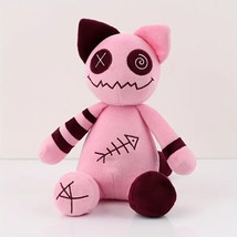Gothic Pink Voodoo Cat Plush – Soft Stuffed Toy with Stitched Details - $373.88 MXN
