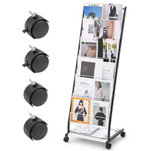 VEVOR Brochure Display Rack, 6-Tier Magazine Literature Display Stand, 6... - $64.99