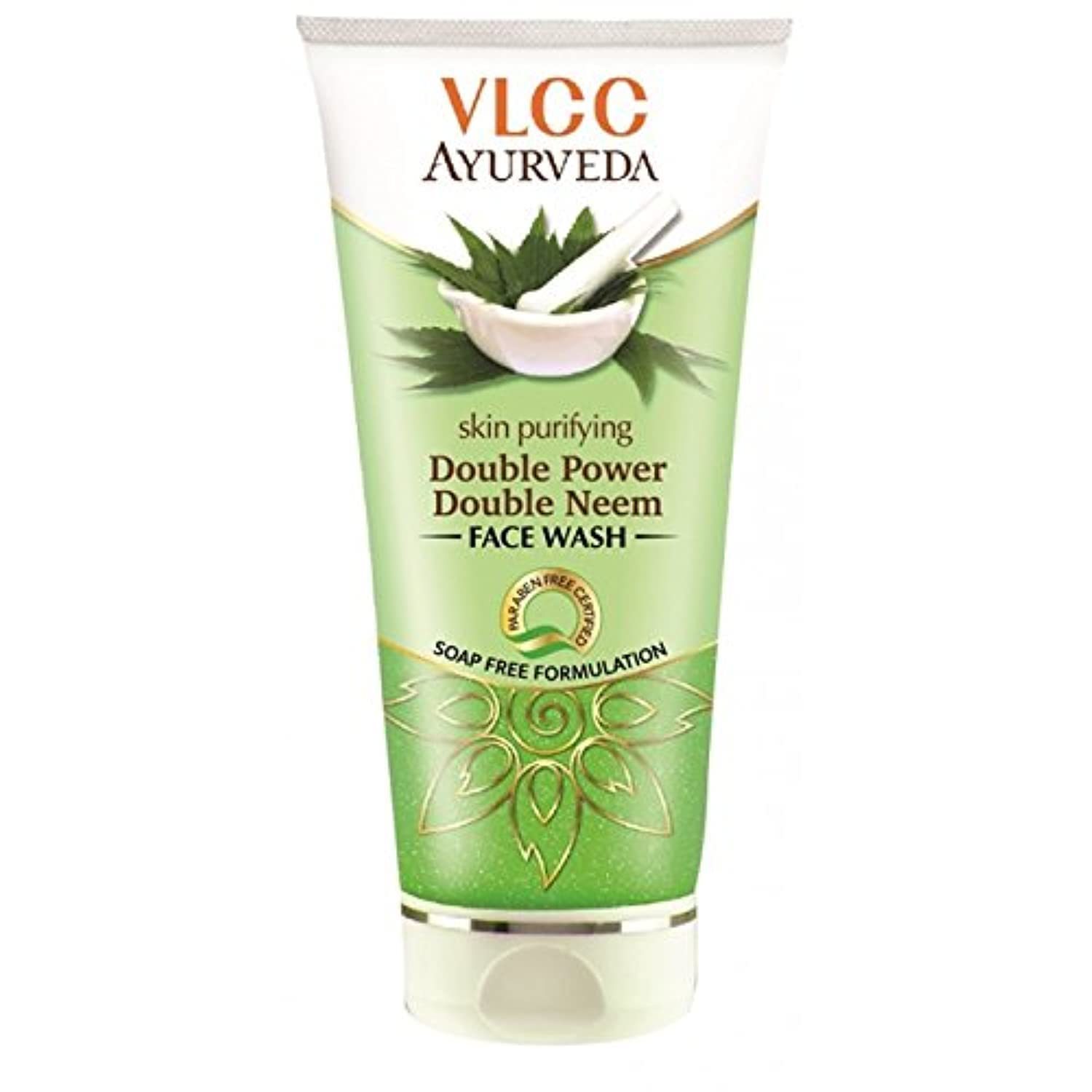 VLCC Ayurveda Skin Purifying Double Power Double Neem Facewash 100ml (pack of 2) - $16.03