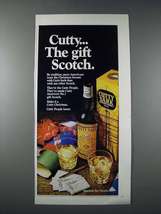 1971 Cutty Sark Scotch Ad - The Gift Scotch - $18.49