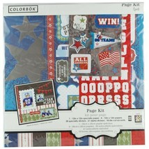 Colorbok All-star Sports Scrapbook Page Kit - £5.90 GBP
