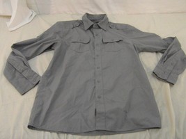 Sovereign Code Mens Gray Long Sleeve Button Up Formal Casual Shirt Big Boys Xl - £13.49 GBP