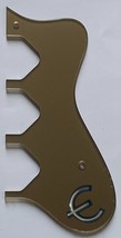 Guitar Parts Guitar Pickguard For Epiphone Riviera P93 &amp; E Logo Acrylic Gold - £8.78 GBP