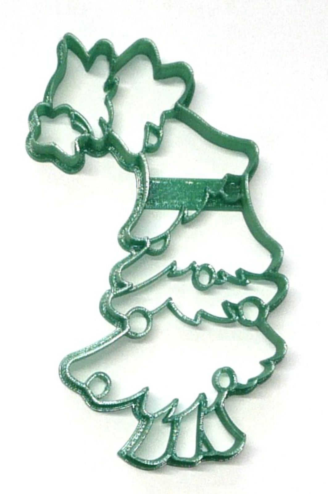 Grinch Themed Whoville Leaning Christmas Tree Detailed Cookie Cutter USA PR4520
