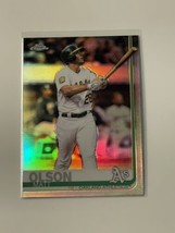 2019 Topps Chrome Matt Olson Silver Prizm Refractor MLB A’s/Braves Card #66 MVP* - £6.02 GBP