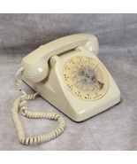 Automatic Electric Almond Rotary Desk Phone Working - $75.28 CAD