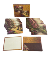Lang Thomas Kinkade Note Card Set Partial Box 10 of 12 Cards Env Garden ... - £15.12 GBP