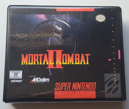 Mortal Kombat Ii Case Only Super Nintendo Snes Box Best Quality Available - $12.81