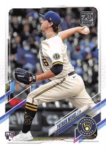 2021 Topps #US31 Patrick Weigel RC Rookie Card Milwaukee Brewers ⚾ - £0.69 GBP