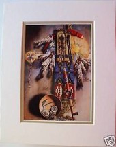 Peace And Prosperity by Lisa Danielle Native American Matted Print Fits ... - $19.79