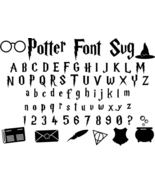 Potter Font SVG, Halloween Font, Wizard Font SVG, Wizard Potter Svg - £1.56 GBP